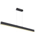 Verena Bar Pendant Ceiling Light Matt Black LED 3000K-1