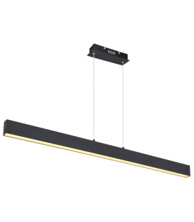 Verena Bar Pendant Ceiling Light Matt Black LED 3000K-1