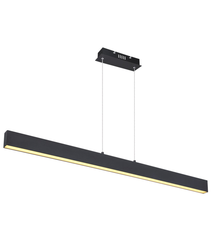 Verena Bar Pendant Ceiling Light Matt Black LED 3000K-1