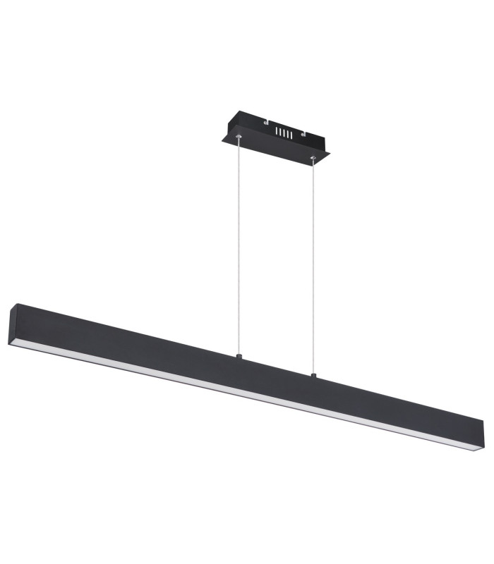 Verena Bar Pendant Ceiling Light Matt Black LED 3000K-2