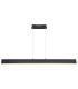 Verena Bar Pendant Ceiling Light Matt Black LED 3000K-3