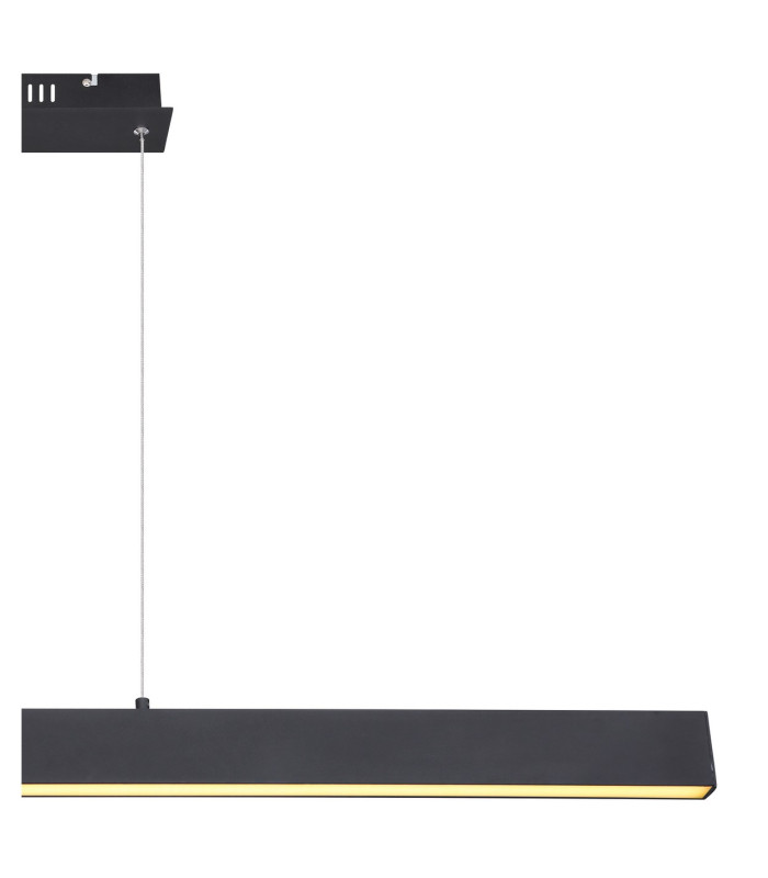 Verena Bar Pendant Ceiling Light Matt Black LED 3000K-4