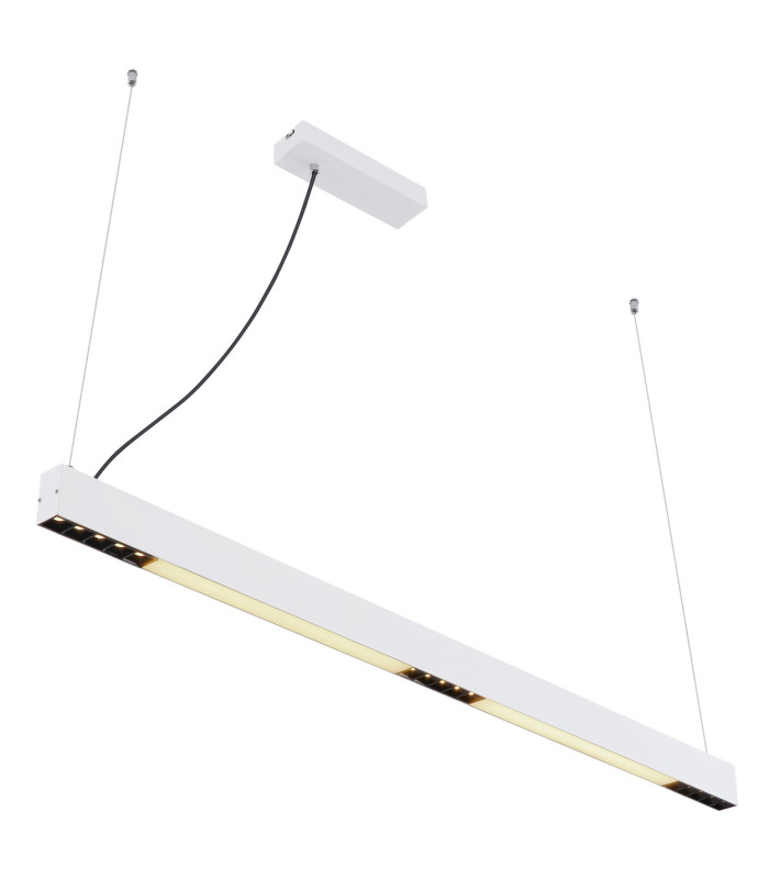 Hodari Bar Pendant Ceiling Light White Glass Shade LED Dimmable 3000-6000K Remote Control-1