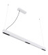 Hodari Bar Pendant Ceiling Light White Glass Shade LED Dimmable 3000-6000K Remote Control-2