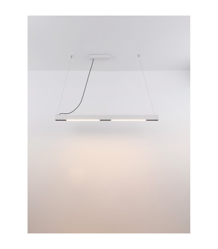 Hodari Bar Pendant Ceiling Light White Glass Shade LED Dimmable 3000-6000K Remote Control-9