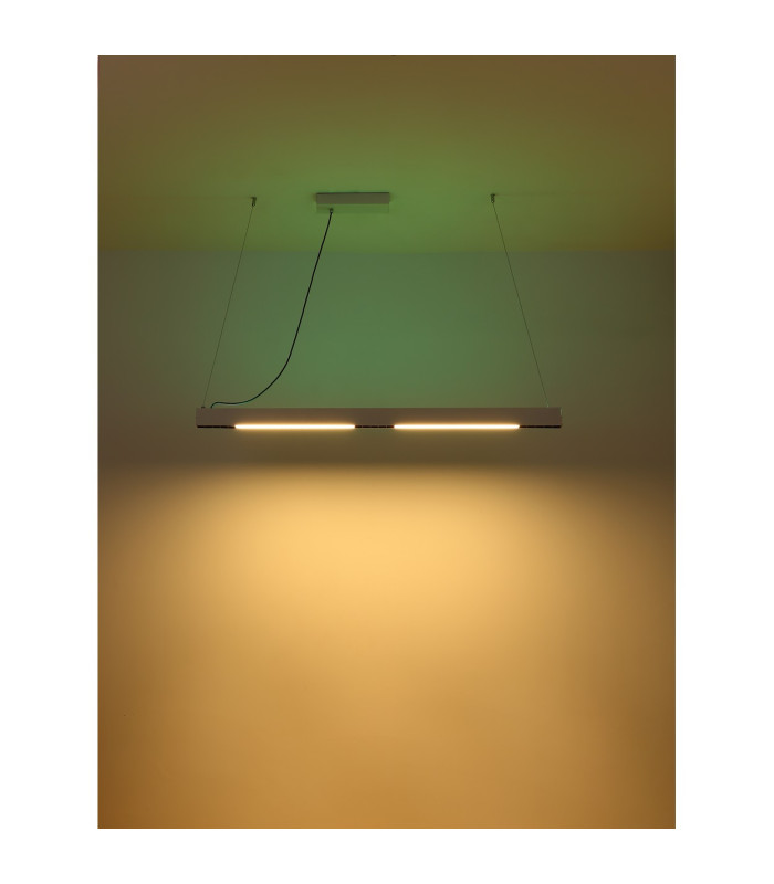 Hodari Bar Pendant Ceiling Light White Glass Shade LED Dimmable 3000-6000K Remote Control-11