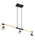 Hl Bar Pendant Ceiling Light Matt Black LED 3000K-1