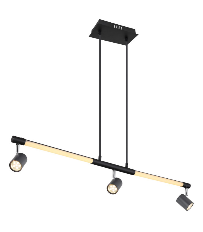 Hl Bar Pendant Ceiling Light Matt Black LED 3000K-1