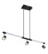 Hl Bar Pendant Ceiling Light Matt Black LED 3000K-5