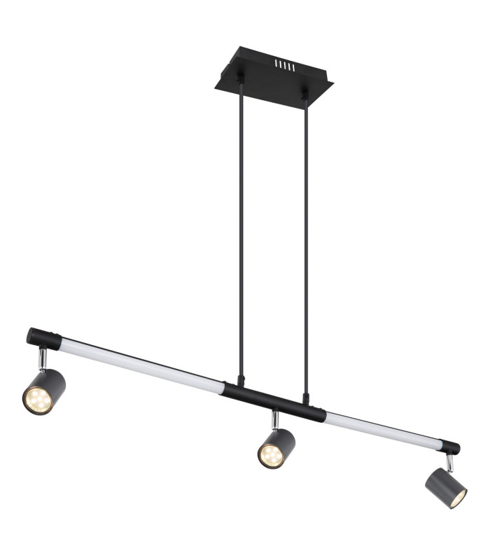 Hl Bar Pendant Ceiling Light Matt Black LED 3000K-5