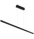 Dentsy 150cm Bar Pendant Ceiling Light Matt Black LED 4000K Touch Dimmer-2