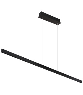 Dentsy 150cm Bar Pendant Ceiling Light Matt Black LED 4000K Touch Dimmer-2