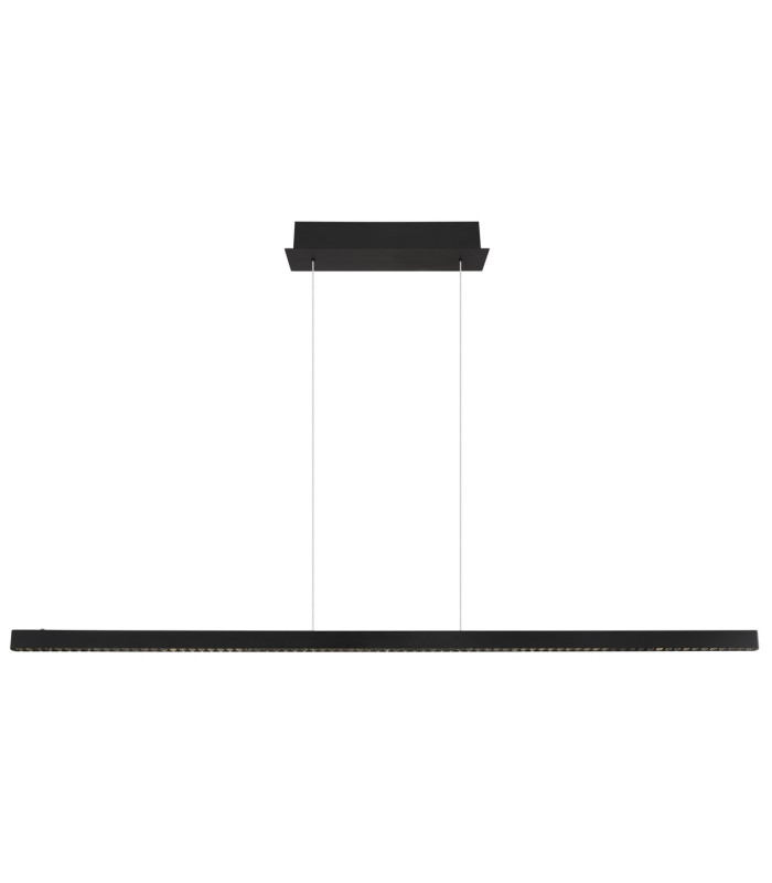 Dentsy 150cm Bar Pendant Ceiling Light Matt Black LED 4000K Touch Dimmer-3
