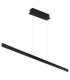 Dentsy 120cm Bar Pendant Ceiling Light Matt Black LED 4000K Touch Dimmer-1