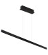 Dentsy 120cm Bar Pendant Ceiling Light Matt Black LED 4000K Touch Dimmer-2