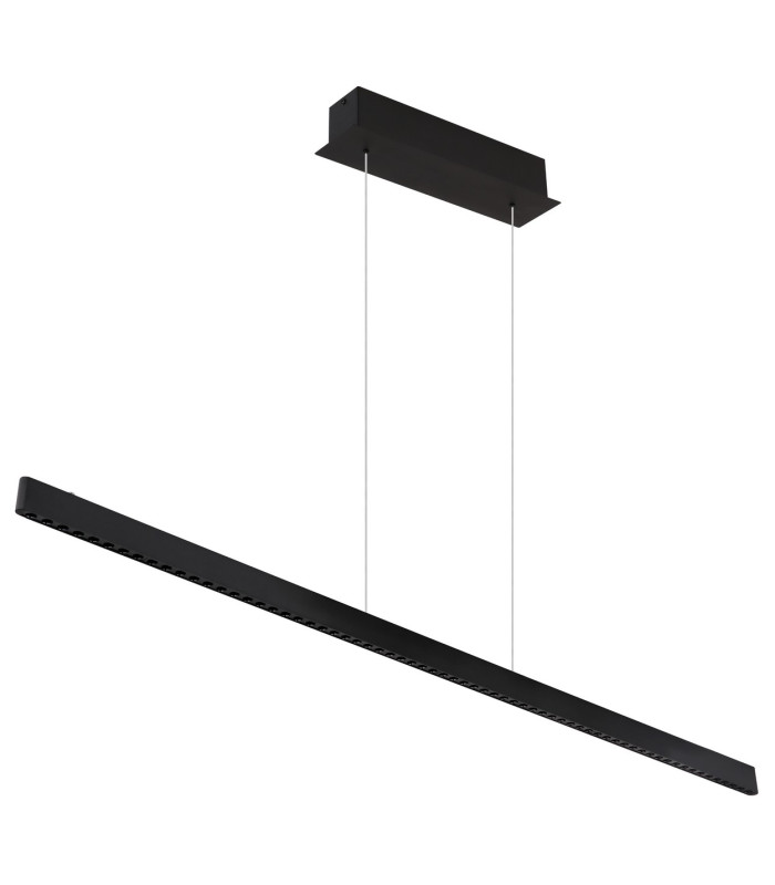 Dentsy 120cm Bar Pendant Ceiling Light Matt Black LED 4000K Touch Dimmer-2