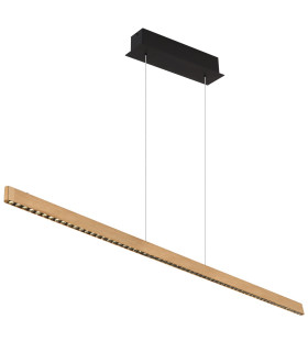 Dentsy 120cm Bar Pendant Ceiling Light Matt Gold LED 4000K Touch Dimmer-1