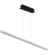 Dentsy 120cm Bar Pendant Ceiling Light Matt Silver LED Dimmable 4000K Touch Dimmer-1