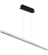 Dentsy 120cm Bar Pendant Ceiling Light Matt Silver LED Dimmable 4000K Touch Dimmer-2