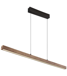 Olivus Bar Pendant Ceiling Light Matt Black LED Dimmable 3000K Touch Dimmer-1
