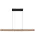 Olivus Bar Pendant Ceiling Light Matt Black LED Dimmable 3000K Touch Dimmer-3
