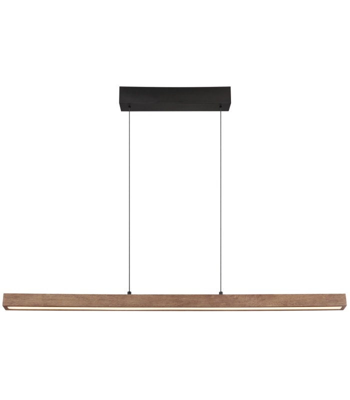 Olivus Bar Pendant Ceiling Light Matt Black LED Dimmable 3000K Touch Dimmer-3
