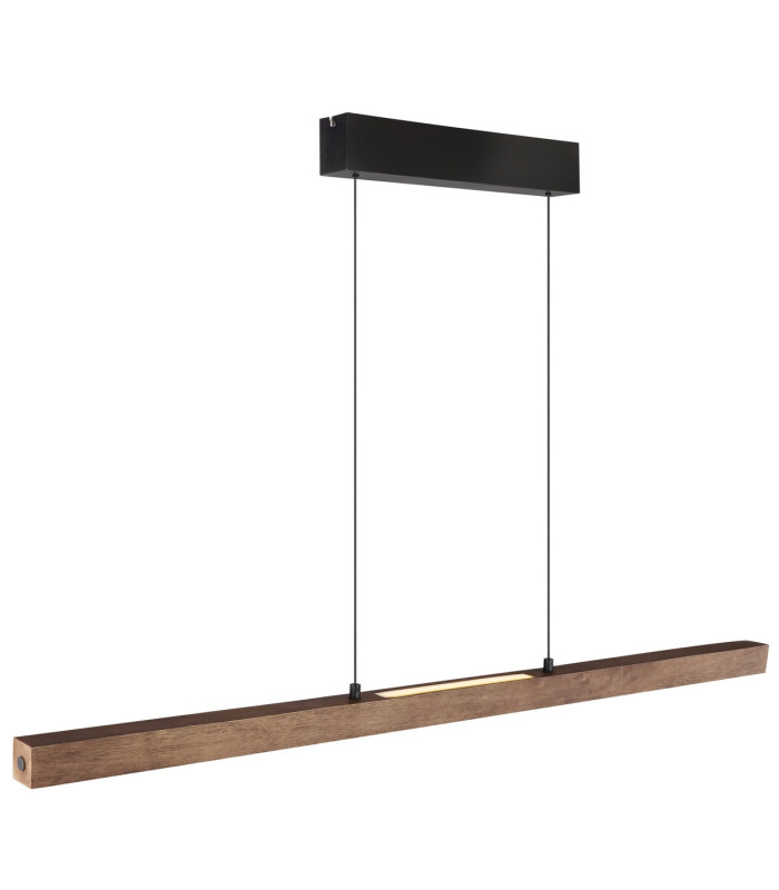 Olivus Bar Pendant Ceiling Light Matt Black LED Dimmable 3000K Touch Dimmer-5