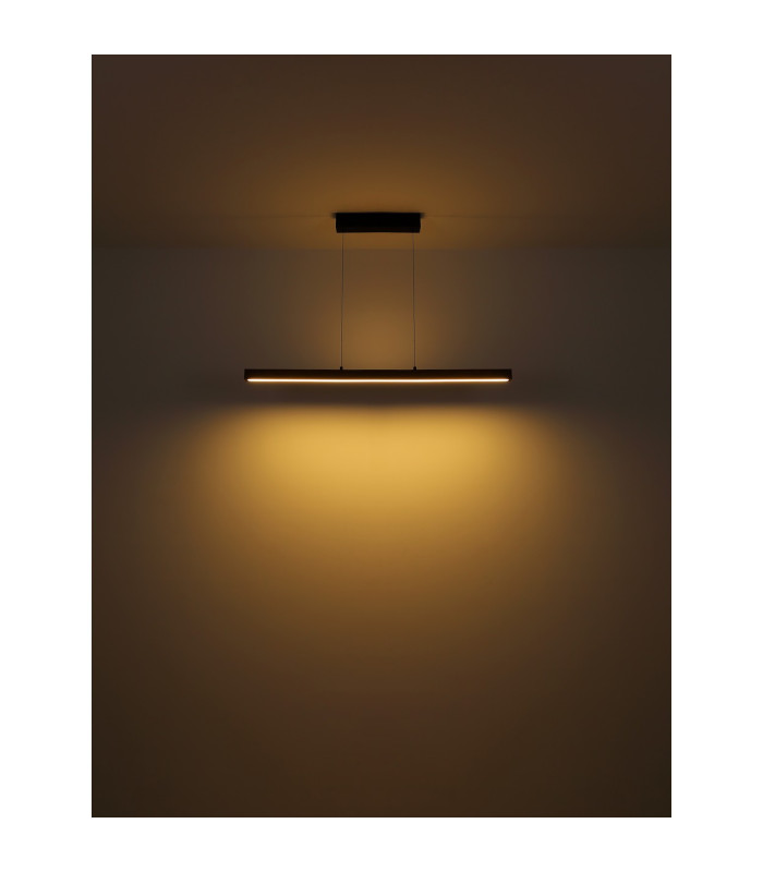 Olivus Bar Pendant Ceiling Light Matt Black LED Dimmable 3000K Touch Dimmer-6
