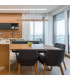 Olivus Bar Pendant Ceiling Light Matt Black LED Dimmable 3000K Touch Dimmer-9