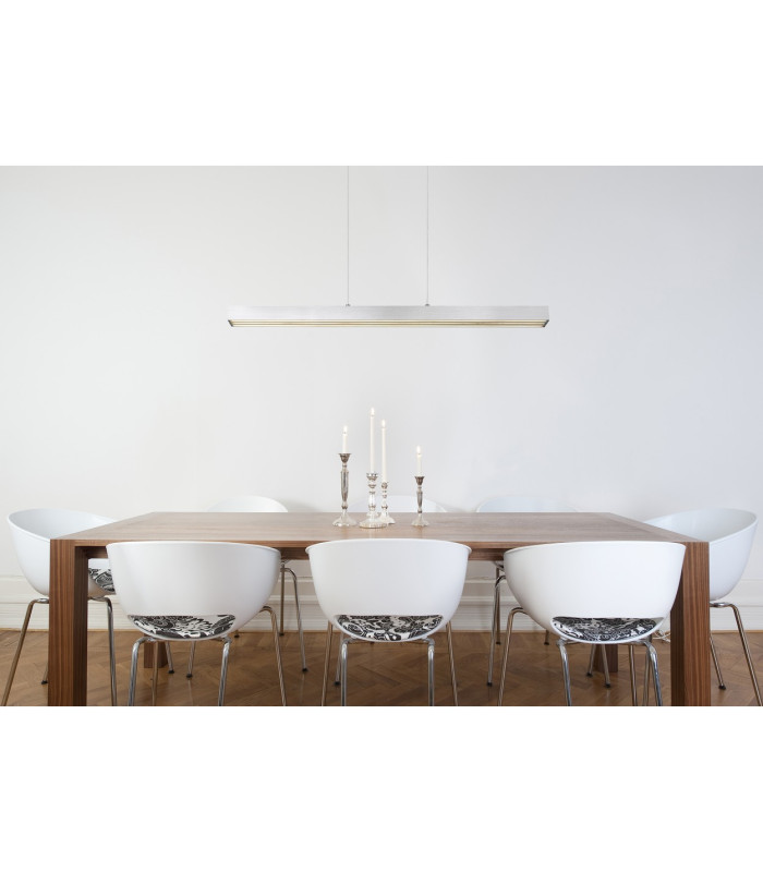 Ethan Bar Pendant Ceiling Light Aluminium Brushed LED Dimmable 2700-6000K Touch Dimmer-9