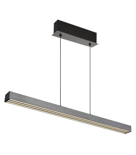 Ethan Bar Pendant Ceiling Light Grey Dark LED Dimmable 2700-6000K Touch Dimmer-1
