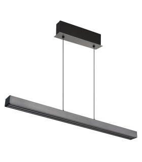 Ethan Bar Pendant Ceiling Light Grey Dark LED Dimmable 2700-6000K Touch Dimmer-2