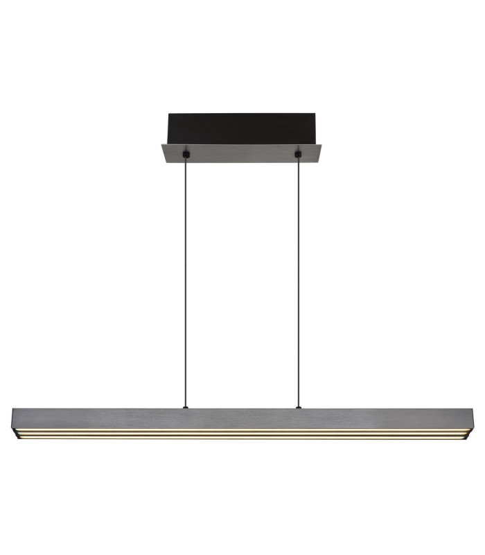 Ethan Bar Pendant Ceiling Light Grey Dark LED Dimmable 2700-6000K Touch Dimmer-3
