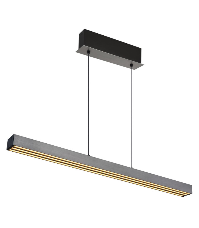 Ethan Bar Pendant Ceiling Light Grey Dark LED Dimmable 2700-6000K Touch Dimmer-4