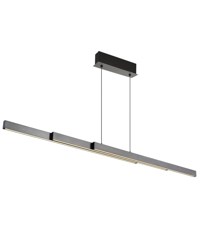 Ethan Bar Pendant Ceiling Light Grey Dark LED Dimmable 2700-6000K Touch Dimmer-6