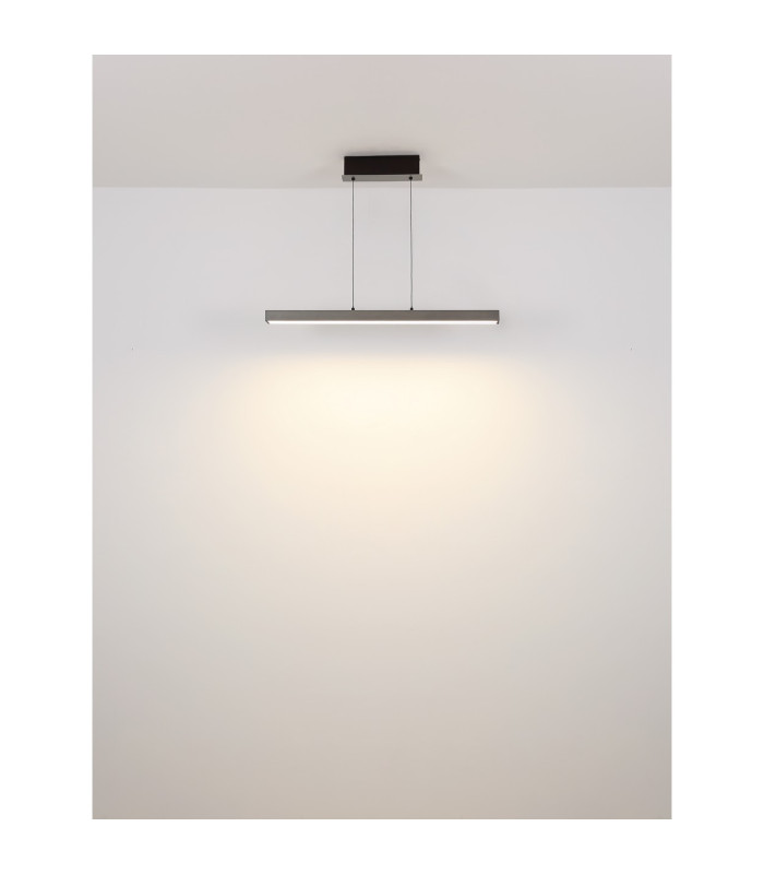 Ethan Bar Pendant Ceiling Light Grey Dark LED Dimmable 2700-6000K Touch Dimmer-9