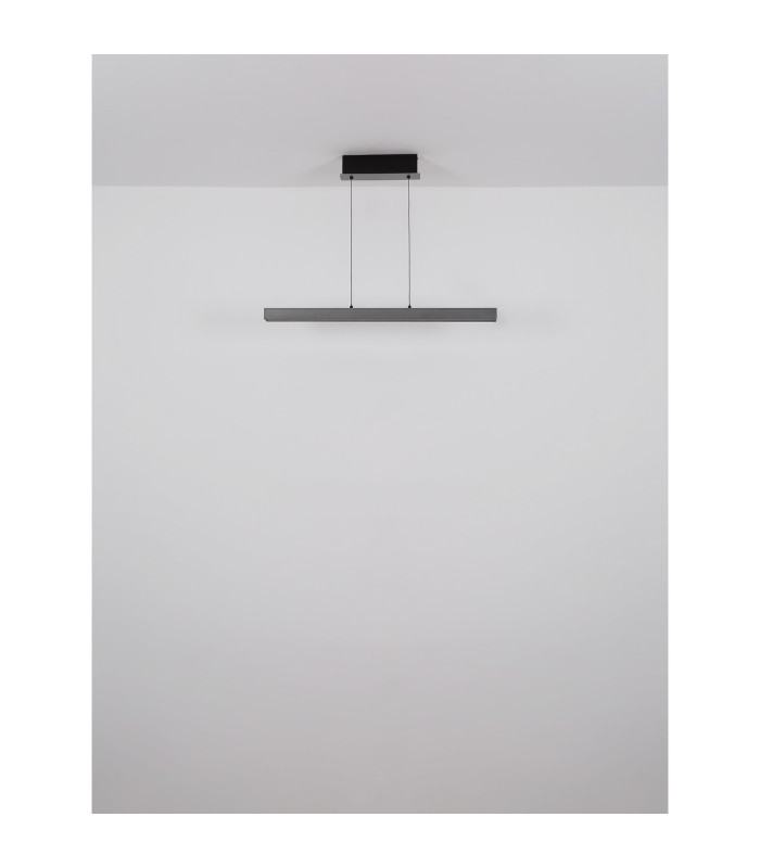 Ethan Bar Pendant Ceiling Light Grey Dark LED Dimmable 2700-6000K Touch Dimmer-10
