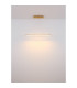 Muriella Bar Pendant Ceiling Light Brass-Coloured Matt Satined Glass Shade LED 3000K-7