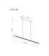 Muriella Bar Pendant Ceiling Light Brass-Coloured Matt Satined Glass Shade LED 3000K-10