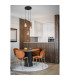 Annika Cluster Pendant Ceiling Light Matt Black Copper Glass Shade 3x E27-4
