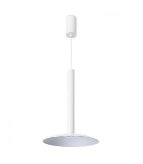 Dome Ceiling Pendant Light White, Grey with Shade White - 1