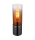 Annika Cylindrical Table Lamp Gunmetal Copper Glass Shade 1x E27-1