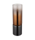 Annika Cylindrical Table Lamp Gunmetal Copper Glass Shade 1x E27-2