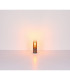 Annika Cylindrical Table Lamp Gunmetal Copper Glass Shade 1x E27-5