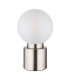 Marka Globe Table Lamp Nickel Matt Opal Glass Shade 1x E14-2