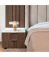 Ninjo Cylindrical Table Lamp Brass-Coloured Smoke Glass Shade 1x E27-4