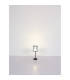 Lunki Table Lamp with Round Tapered Shade Matt Black LED Dimmable 2700-4000K Touch Dimmer-7
