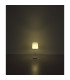 Lunki Table Lamp with Round Tapered Shade White Matt LED Dimmable 2700-4000K Touch Dimmer-5