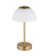 Sarima Integrated LED Table Lamp Brass-Coloured Matt Opal Glass Shade LED Dimmable 2700-4000K Touch Dimmer-2