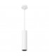 1 Light Slim Ceiling Pendant White, Black 6.8cm, GU10 - 1